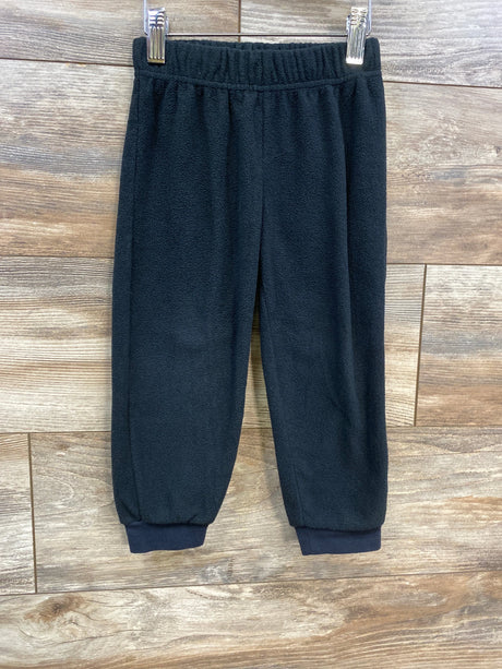 Fleece Joggers Black sz 2T - Me n Mommy To Be