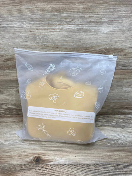 NEW 10Pc Silicone Feeding Set in Yellow - Me n Mommy To Be