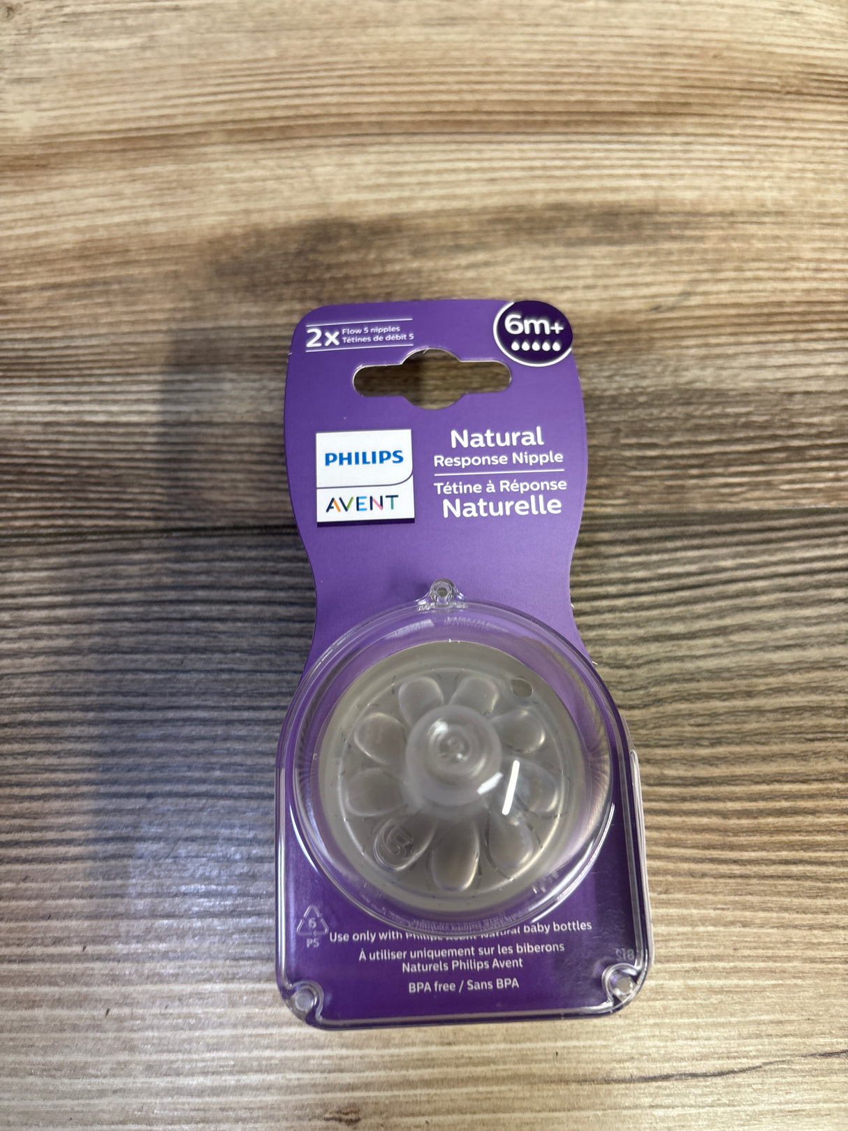 NEW Philips Avent 2pk Natural Response Nipples Extra Fast Flow 5 - 6m+