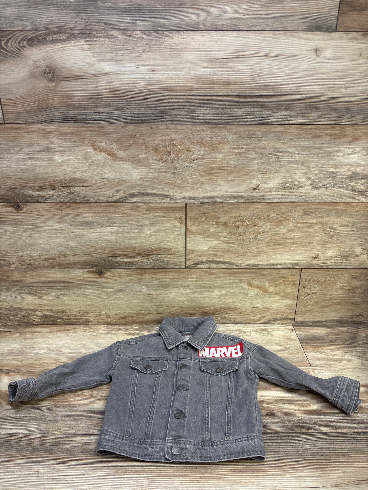 Marvel Comics Denim Jacket Grey sz 3T