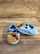 Disney Mickey And Friends Slippers Blue sz 9/10c
