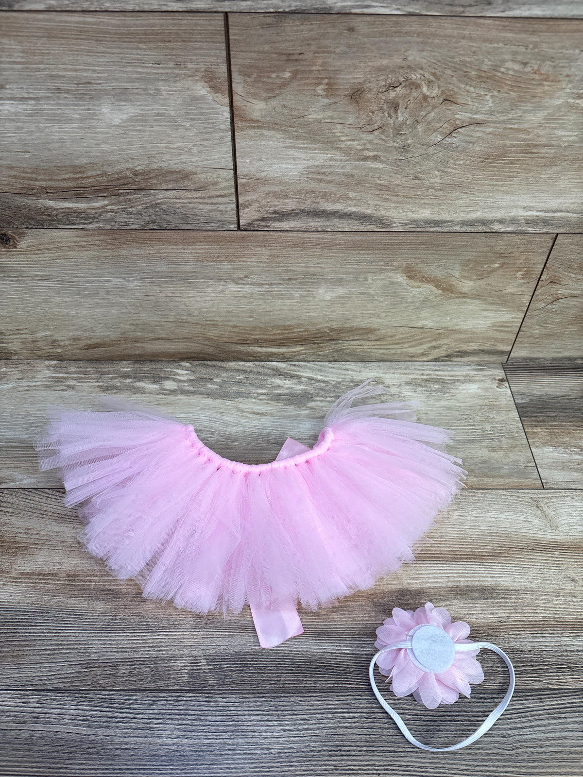 NWOT Zeroest 2pc Photography Tutu & Headband Set Pink sz 0-3T