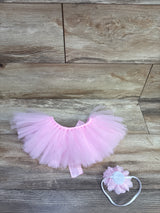 NWOT Zeroest 2pc Photography Tutu & Headband Set Pink sz 0-3T
