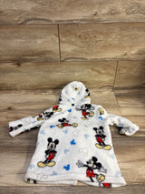 Disney Baby Mickey Mouse Plush Robe White sz 0-12m