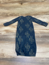 Carter's Henley Cactus Gown Blue sz 3m