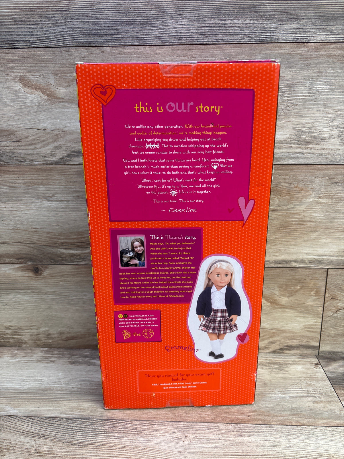 NEW Our Generation 18'' Emmeline School Doll