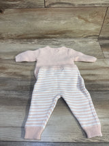 Rene Rofe 2pc Knit Top & Bottoms Set Pink sz 0-3m