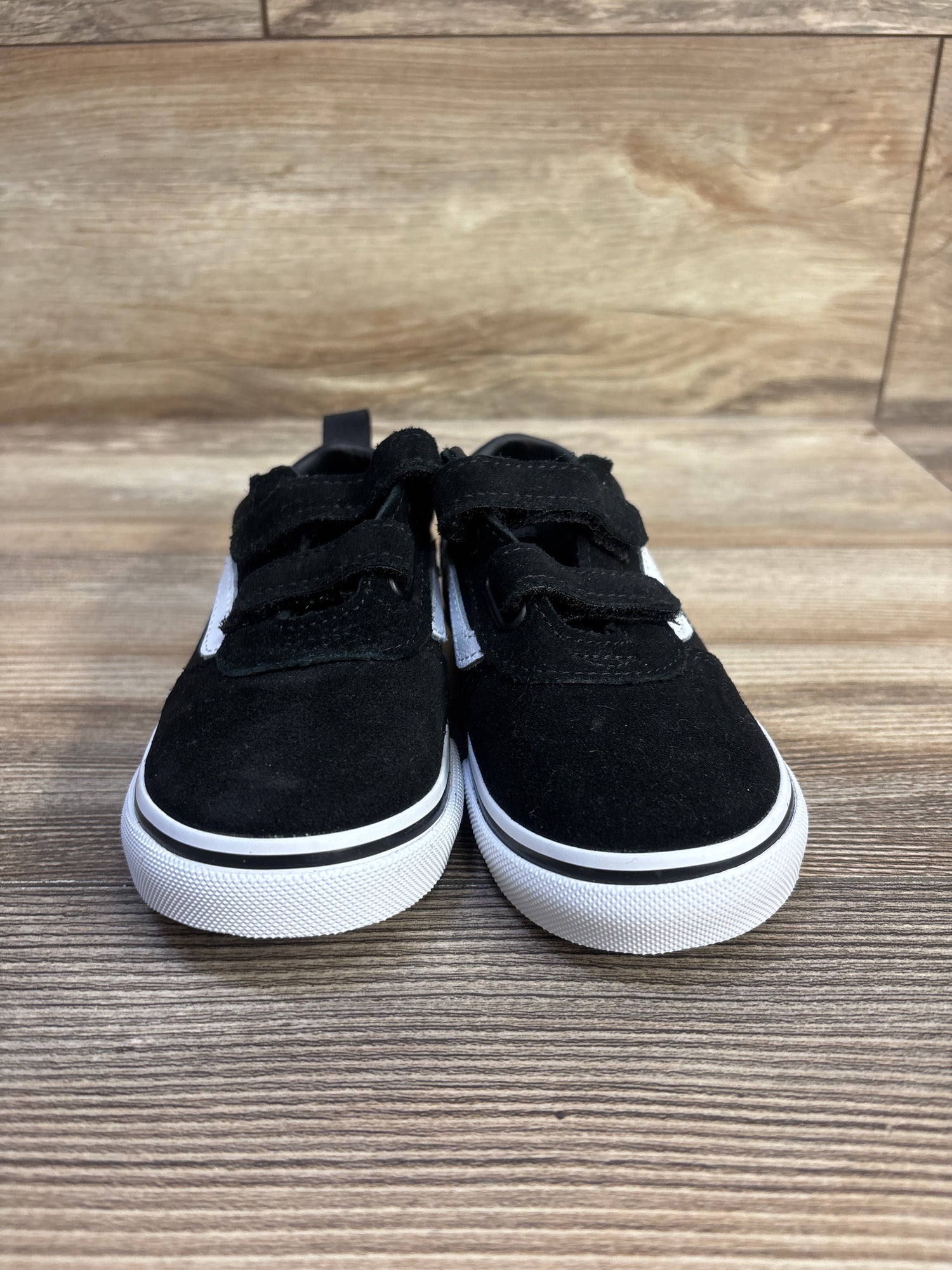 Vans Old Skool V Double Velcro Sneakers Black sz 9c