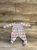 Wonder Nation Striped Sleeper White sz 0-3m