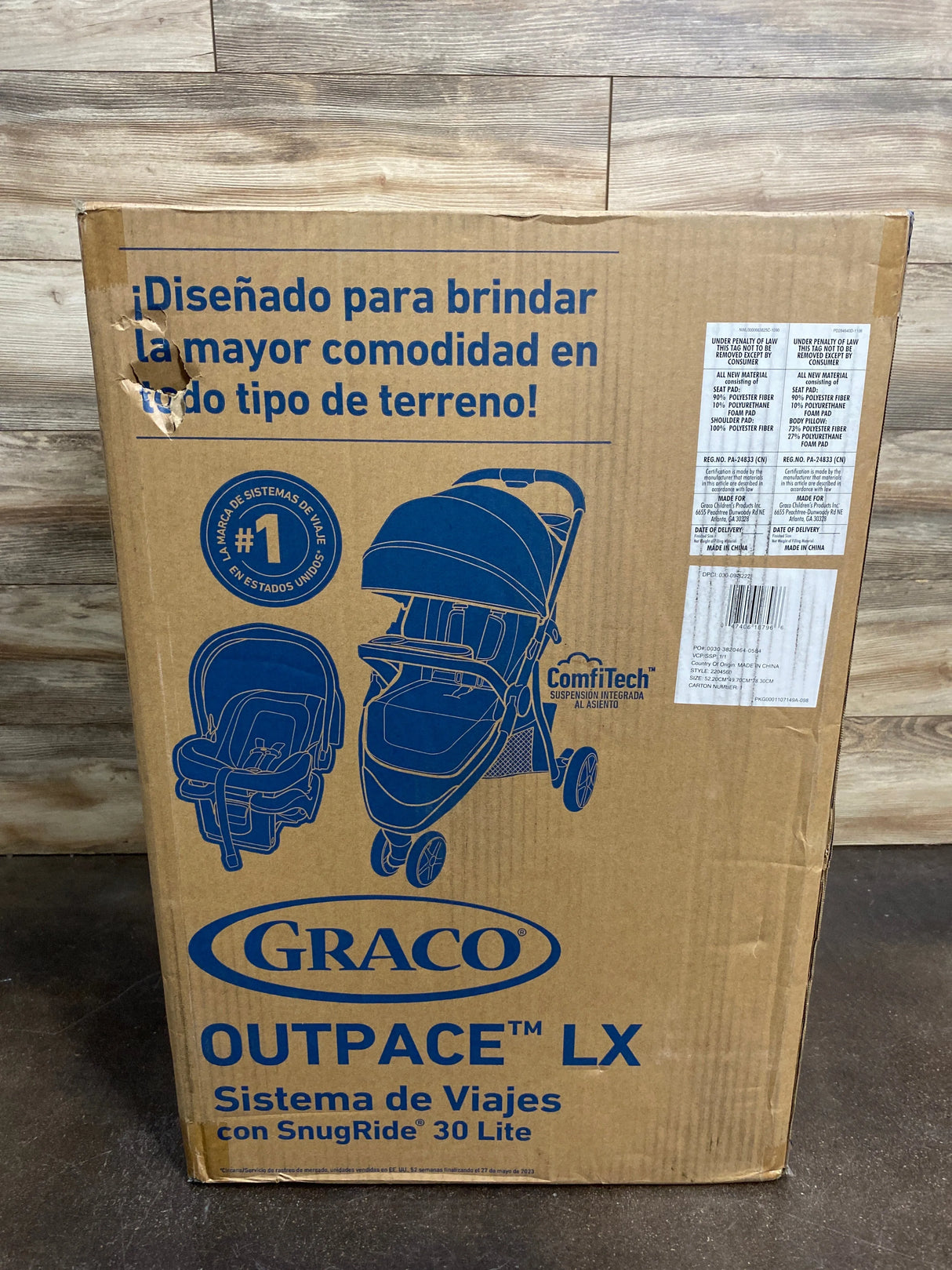 NEW Graco Outpace Travel System in Briggs