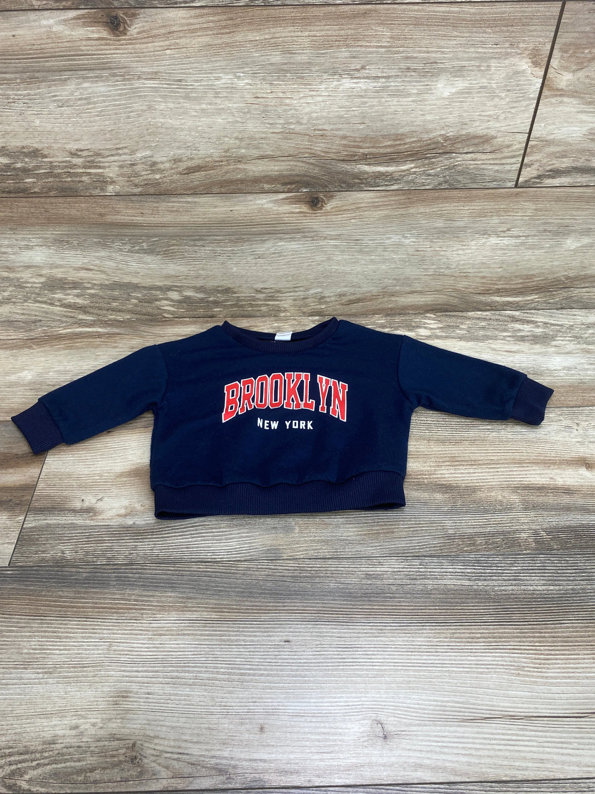 Shein Brooklyn Sweatshirt Navy sz 6-9m