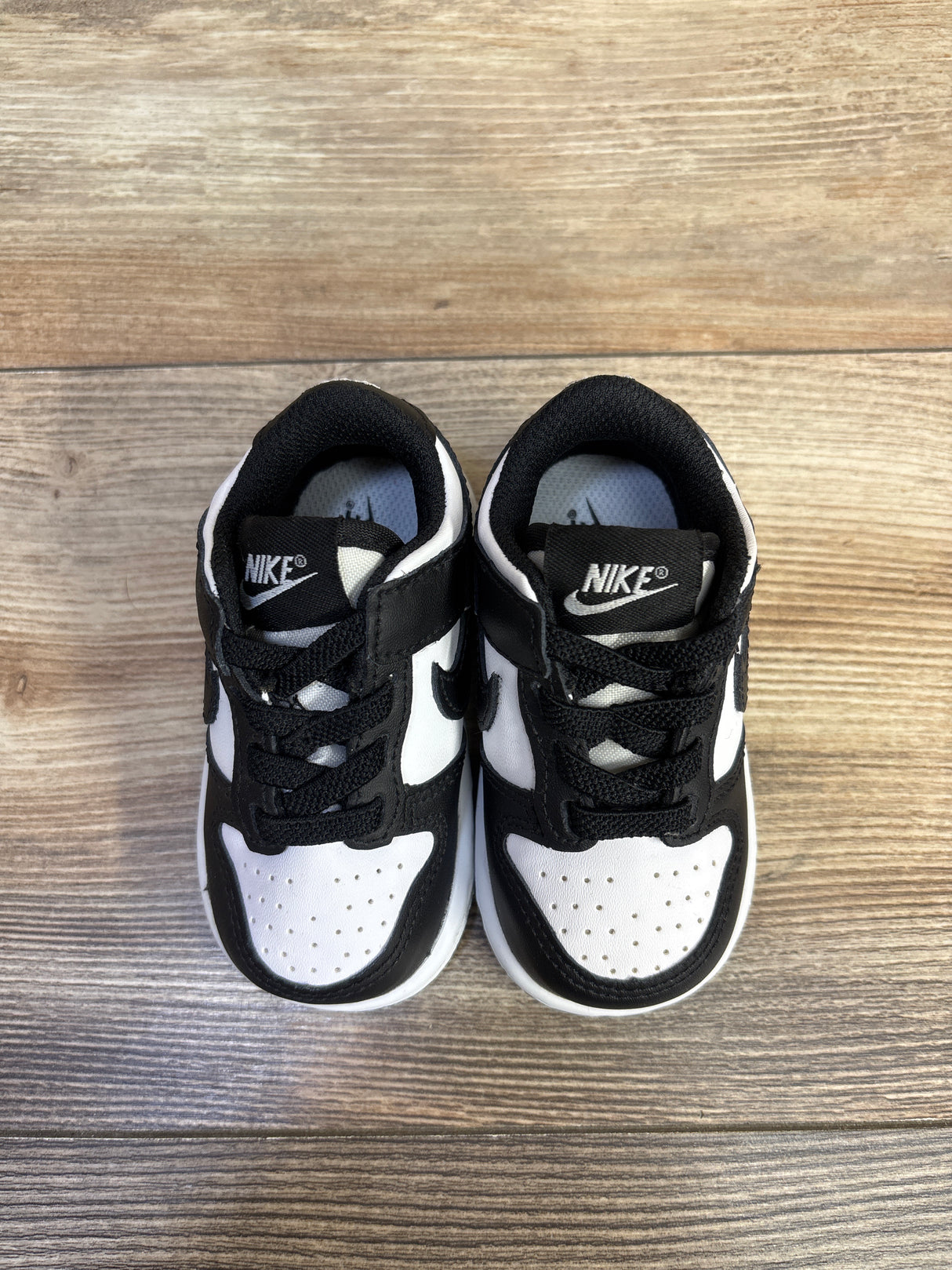Nike Dunk Low TD 'Black White' Sneakers sz 4c