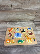 Gigglescape Wooden Animals Puzzle 10pc