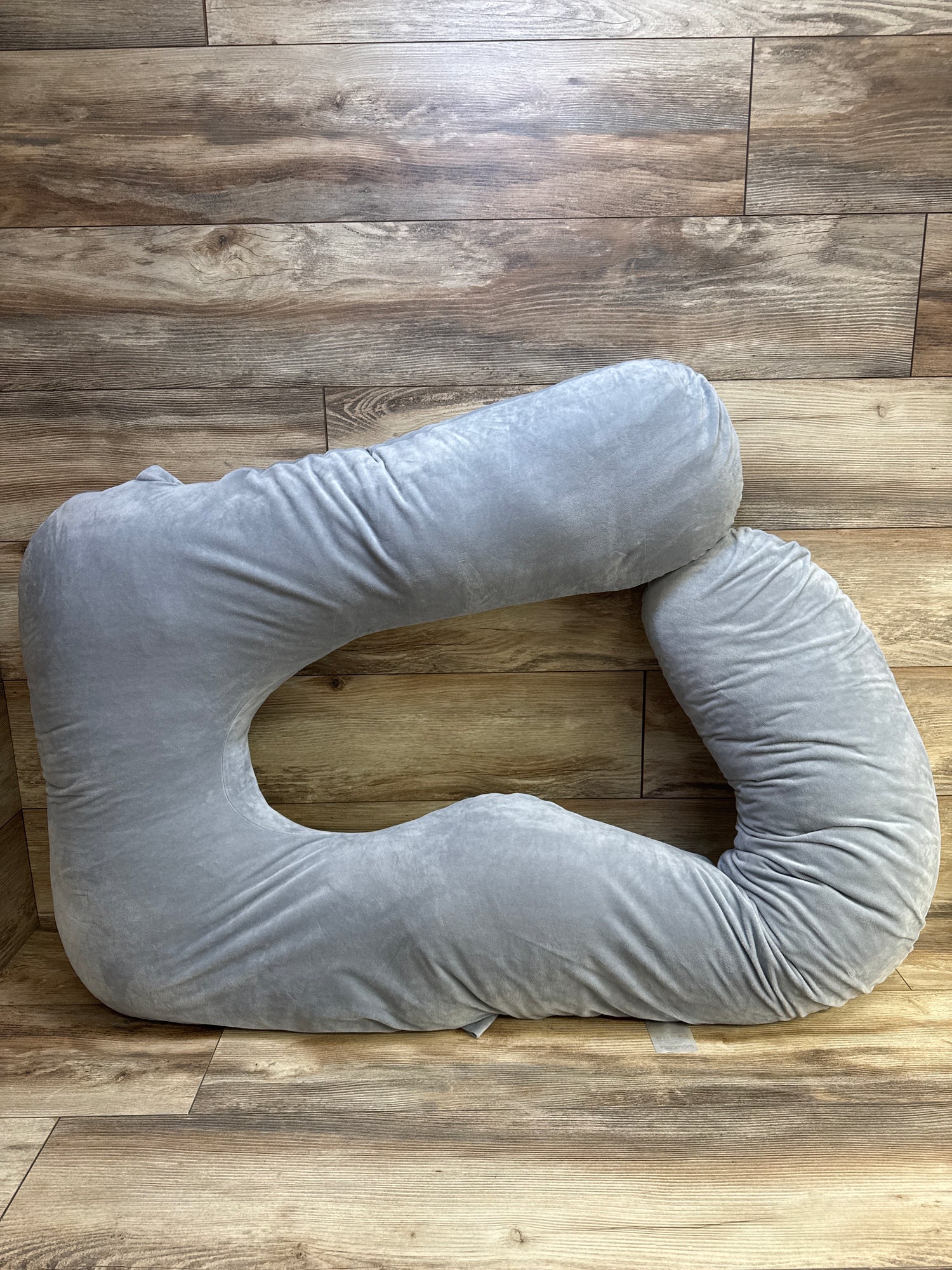 Momcozy U Shaped Pregnancy Body Pillow, Grey