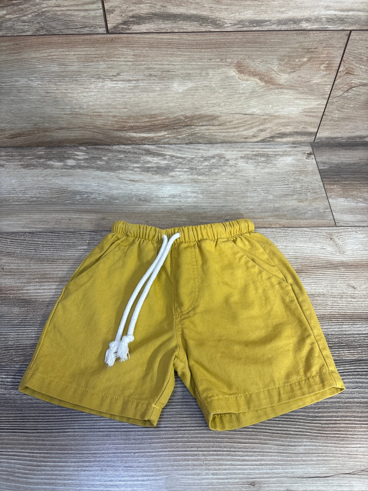 BIBNice Drawstring Shorts Mustard sz 3T-4T
