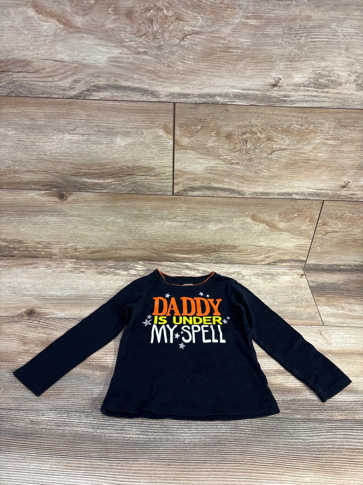 Carter's Daddy Is Under My Spell Shirt Black sz 2T - Me n Mommy To Be