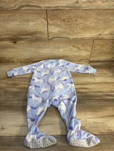 Child of Mine Unicorn Blanket Sleeper Lilac sz 12m