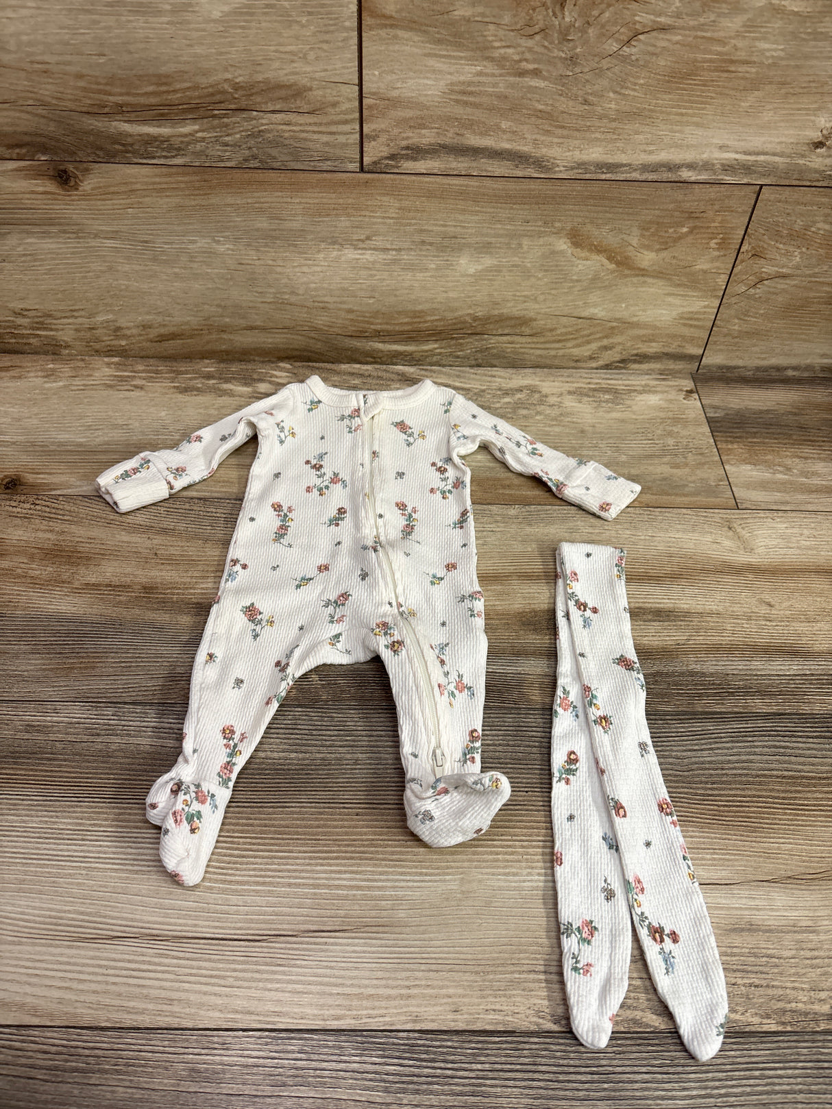Cotton On Baby Organic 2pc Sleeper & Headband Set White sz Newborn