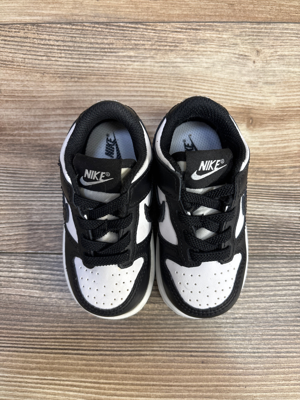Nike Dunk Low TD 'Black White' Sneakers sz 5c