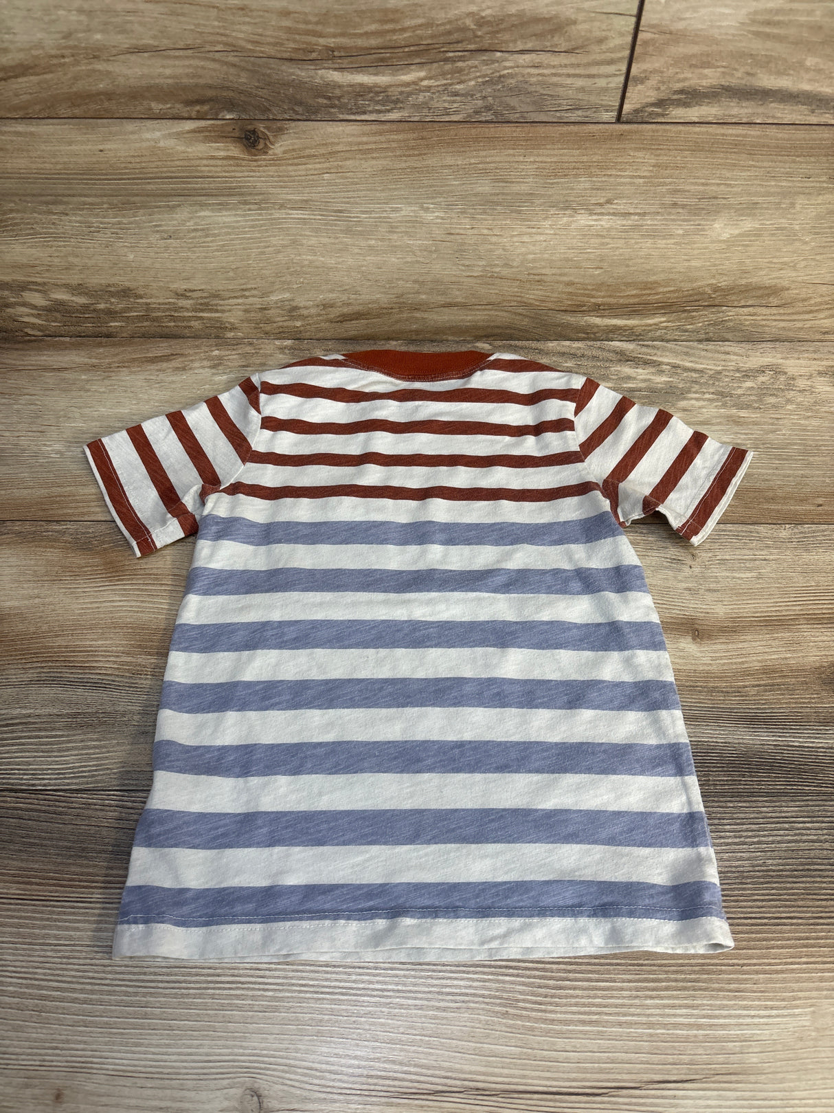 Carter's Striped Pocket Shirt Rust sz 4T