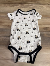 Kyte Baby Bamboo Panda Print Bodysuit White sz 18-24m