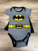 SixFlags DC Batman Bodysuit with Cape Grey sz 6m
