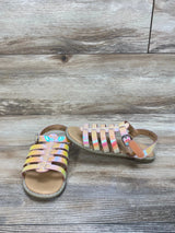 Cat & Jack Iridescent Shanel Fisherman Sandals sz 10c - Me 'n Mommy To Be