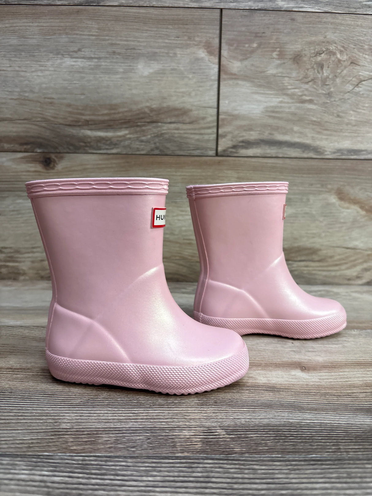 Hunter First Classic Rain Boots Pink sz 4c