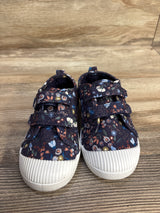 Cat & Jack Floral Parker Sneakers Navy sz 9c
