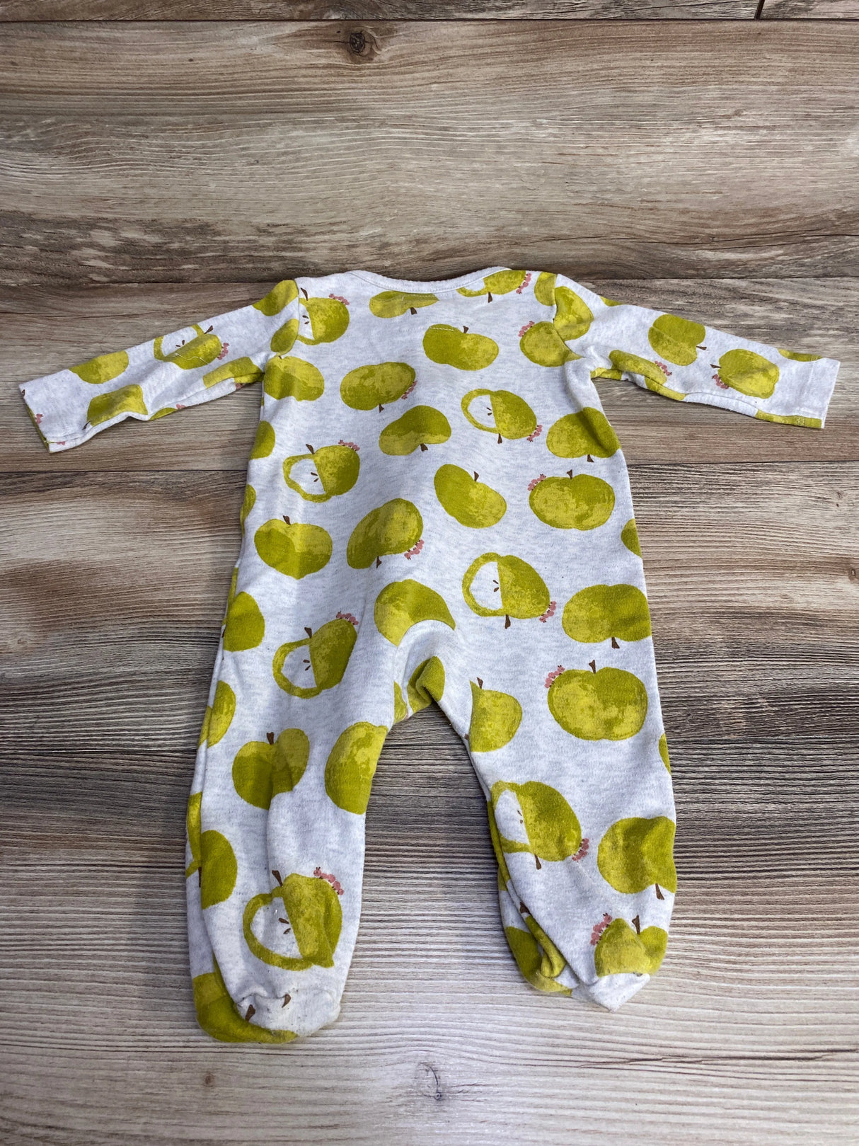 Carter's Apple Print Sleeper Grey sz 6m