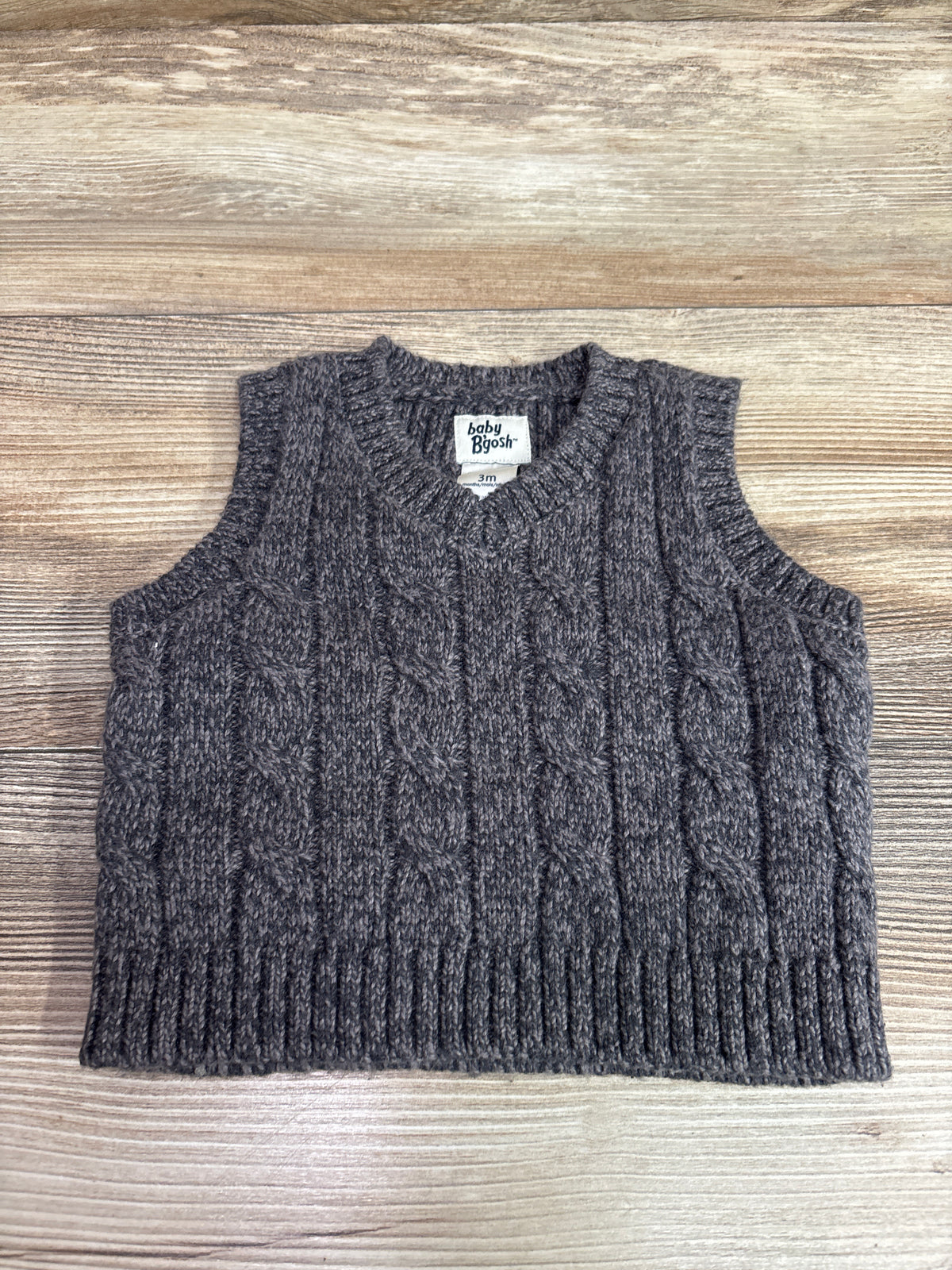 Oshkosh Sweater Knit Vest Grey sz 3m