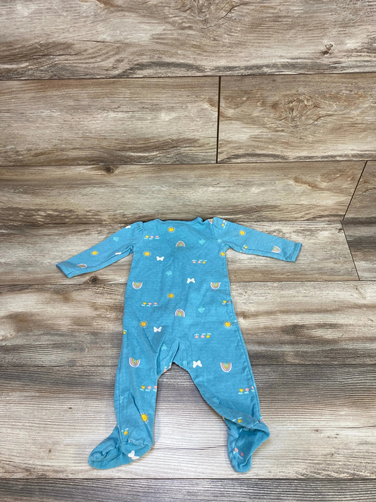 Carter's Patterned Sleeper Teal sz 9m