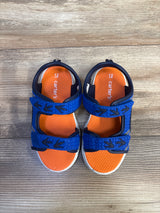 Carter's Light Up Double Strap Sandals Blue sz 12c