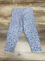 NWoT Carter's Floral Leggings Blue sz 18m