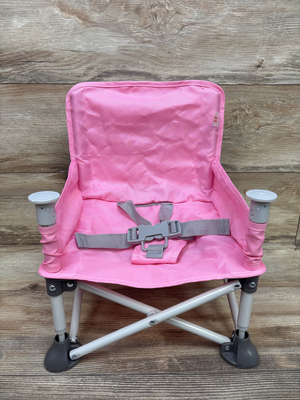 Bright Starts Pop 'N Sit Portable Booster Seat with Tray - Pink
