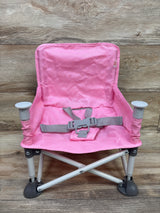 Bright Starts Pop 'N Sit Portable Booster Seat with Tray - Pink