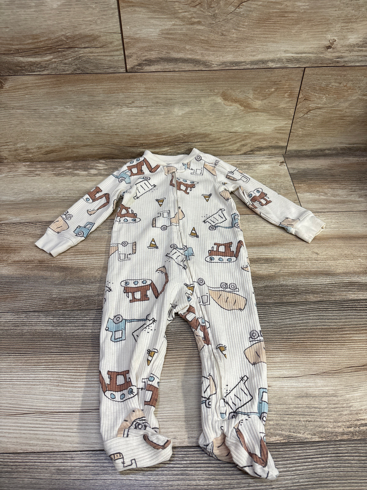 Carter's Ribbed Sleeper Ivory sz 9m