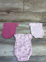 Hudson Baby 3pk Bodysuit Set Pink sz 0-3m