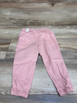 NEW Children's Place Twill Woven Pull On Jogger Pants Pink sz 2T