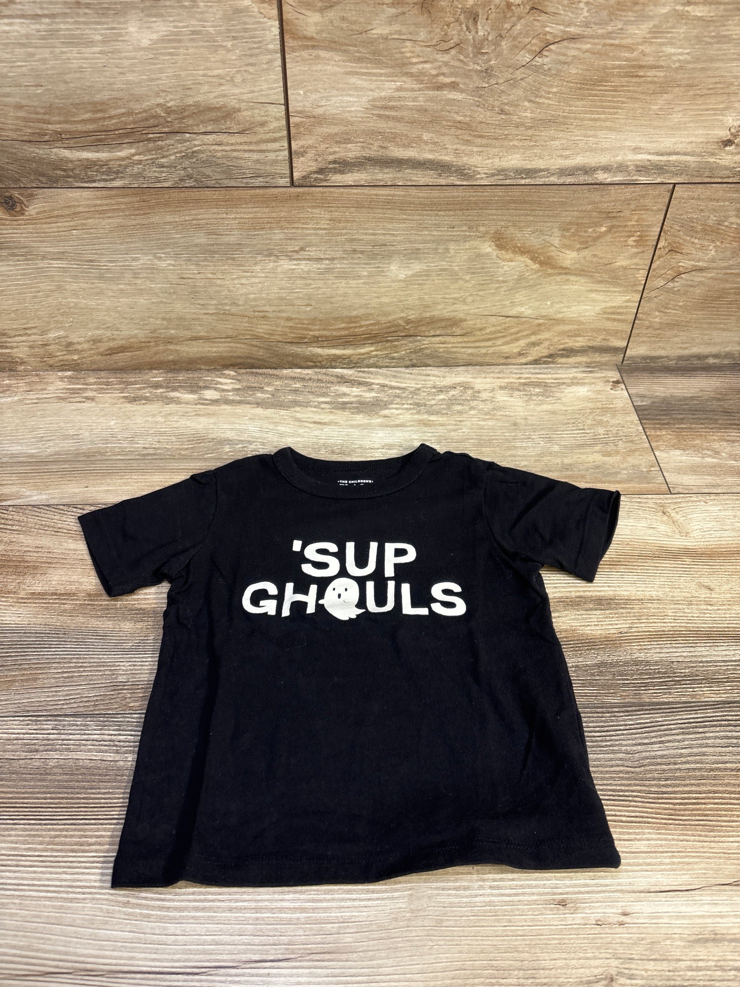 Children's Place Sup' Ghouls Shirt Black sz 2T