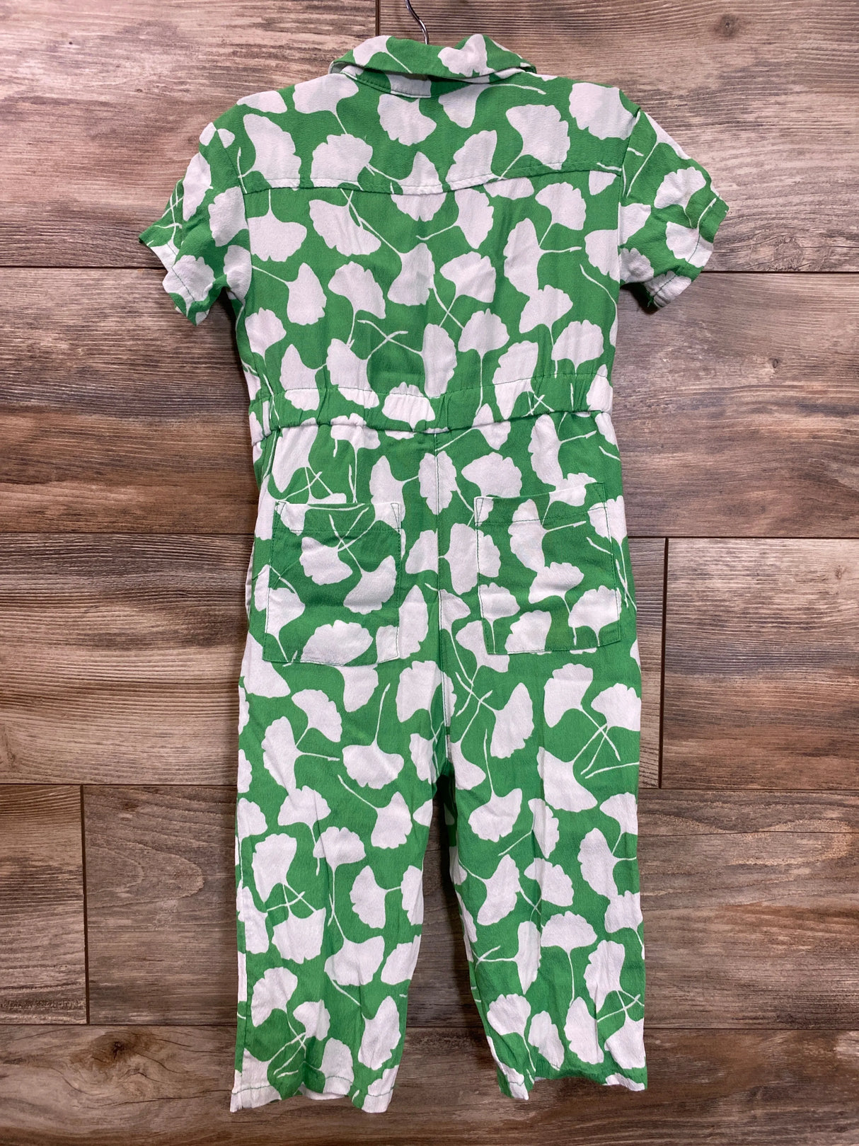 Diane Von Furstenberg Floral Jumpsuit Green sz 3T