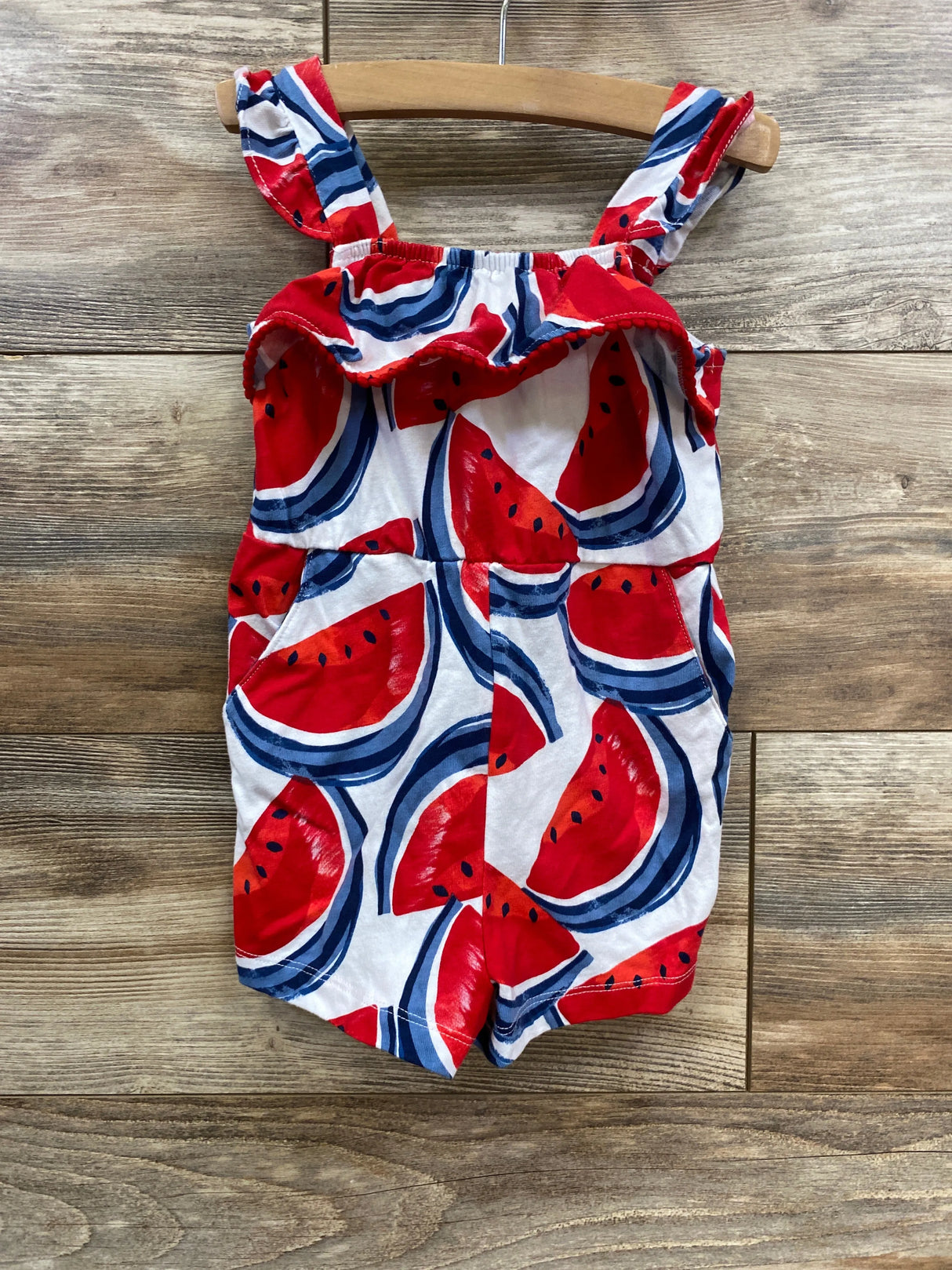 Child Of Mine Watermelon Romper White sz 2T - Me n Mommy To Be