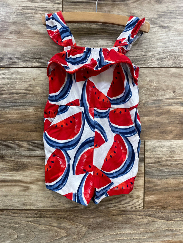 Child Of Mine Watermelon Romper White sz 2T - Me n Mommy To Be