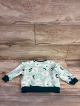 Member's Mark Pullover Sweatshirt Mint Green sz 12m