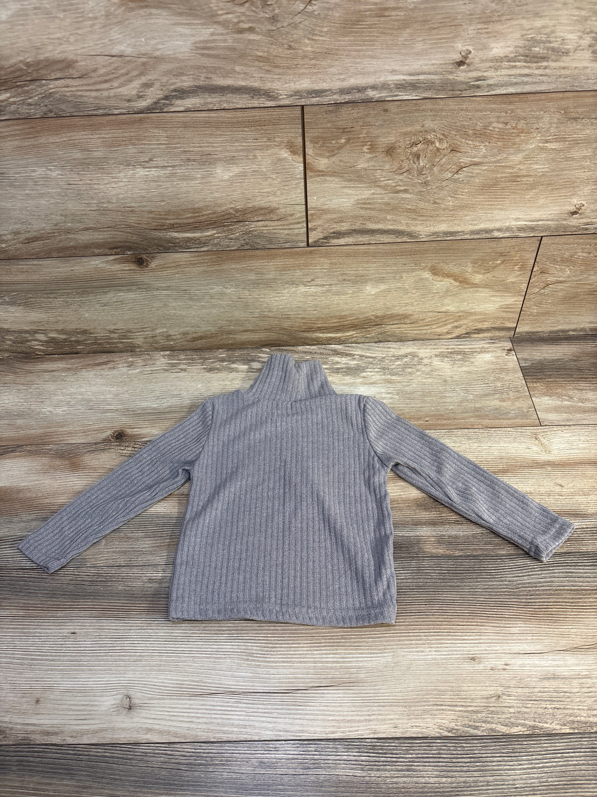 Ribbed Turtle Neck Grey sz 2T
