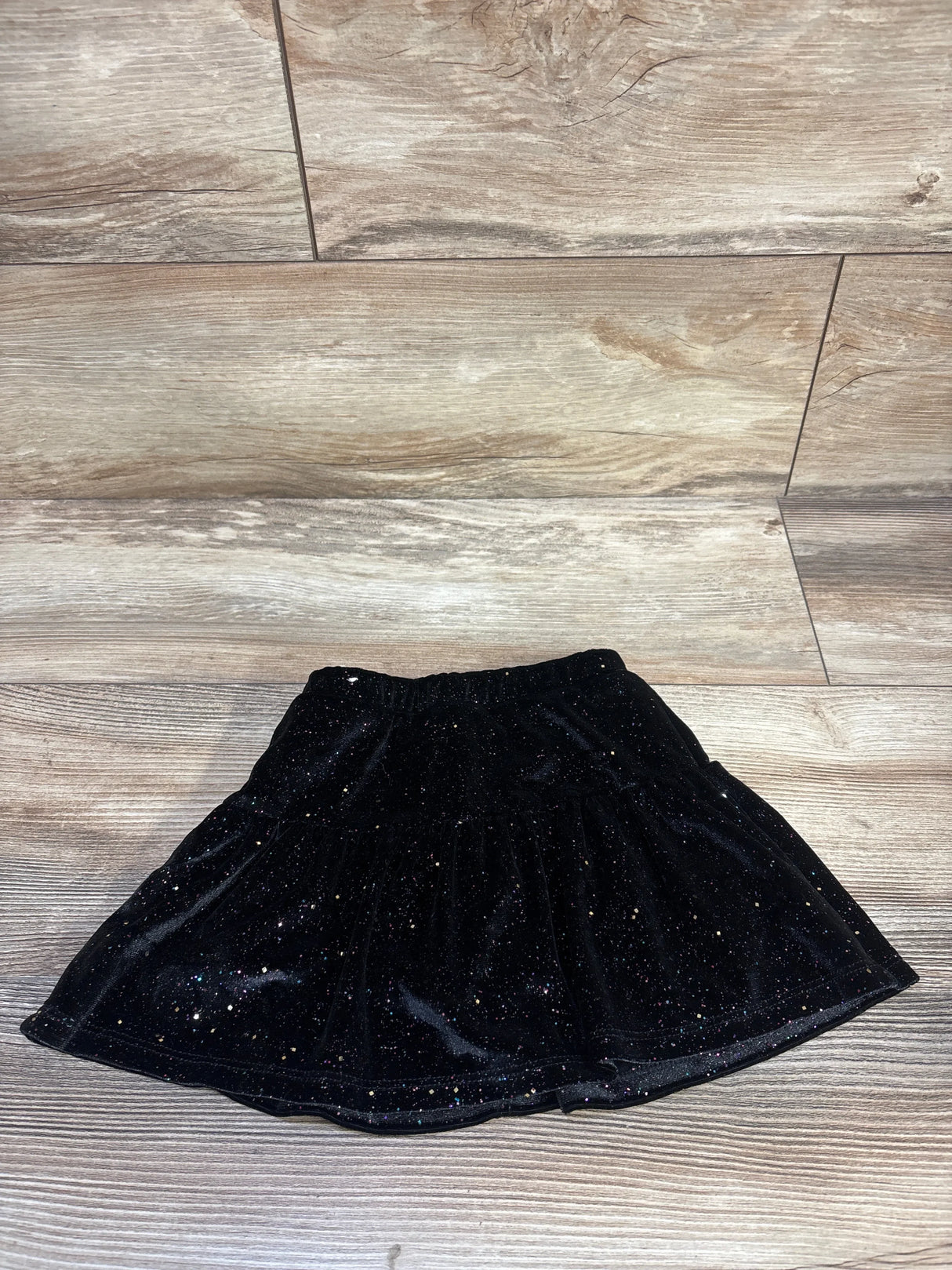 Jumping Beans Glitter Velvet Skort Black sz 18m