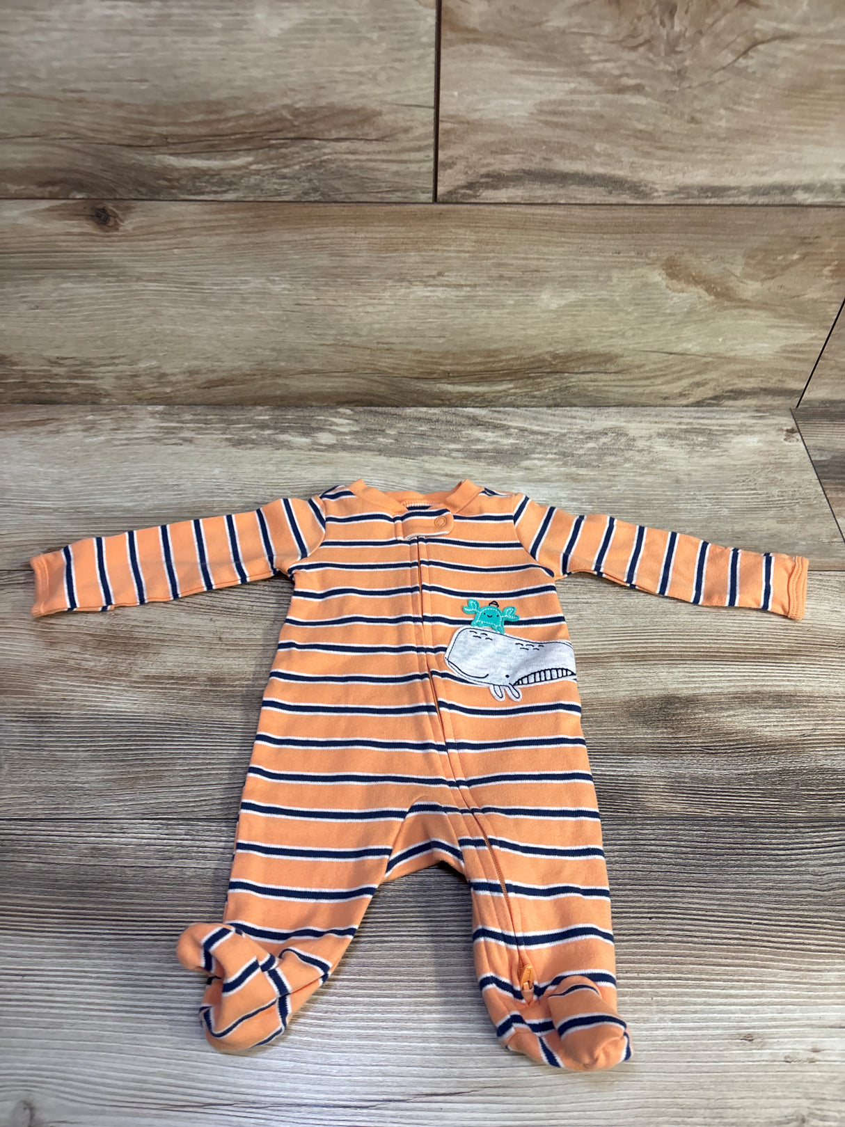 Carter's Sleeper Orange sz Newborn