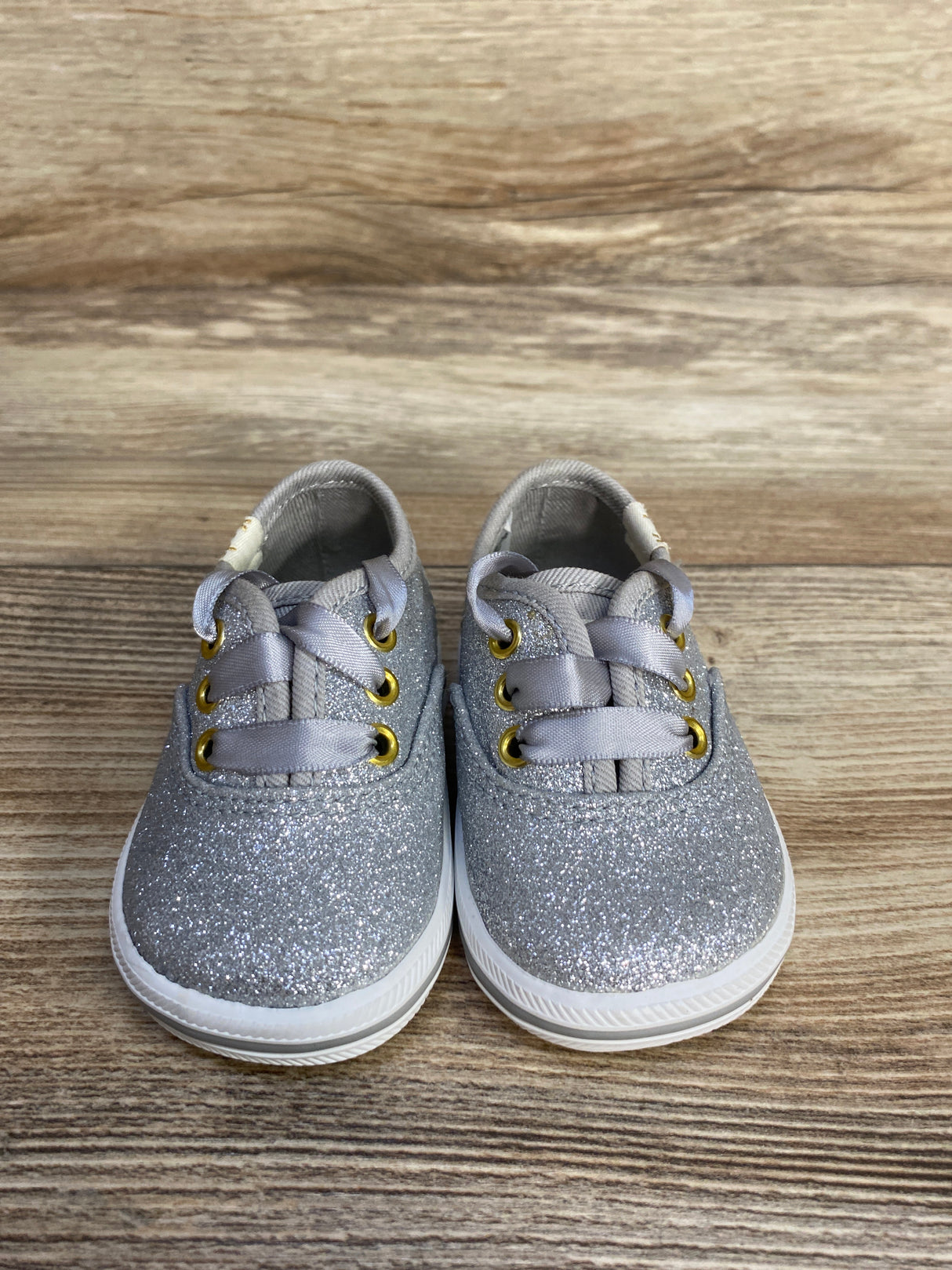 Keds x Kate Spade Champion Glitter Crib Sneaker Glitter Grey 1c