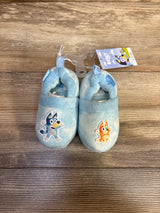 NEW Ground Up Bluey Slippers Blue sz 5-6c