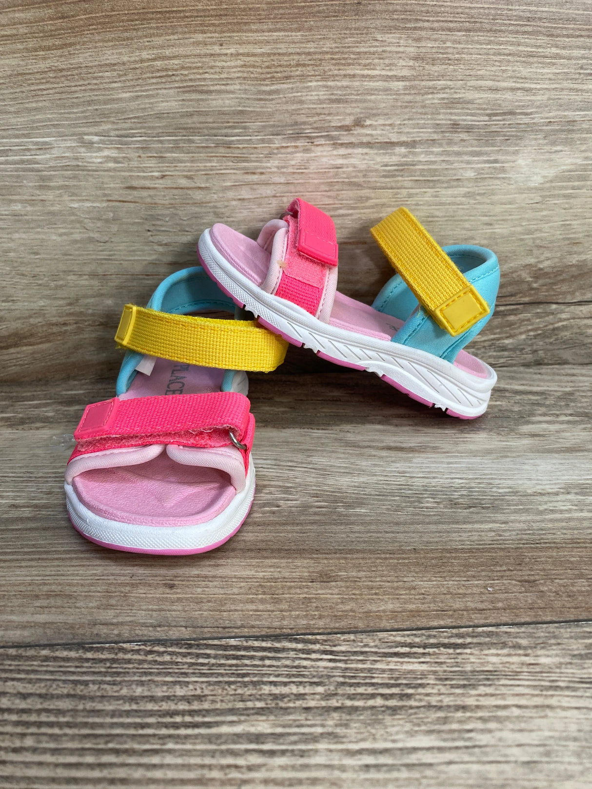 Children's Place Colorblock Sandals Pink sz 6c